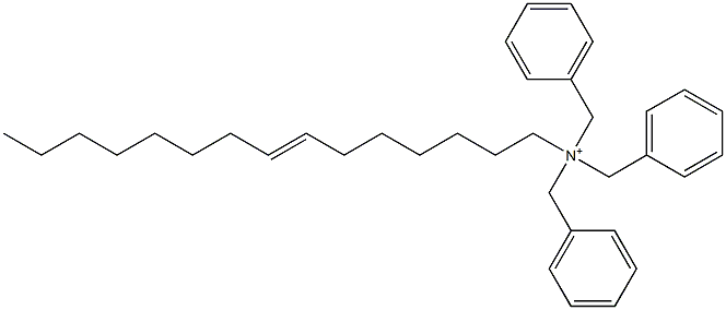 (7-Pentadecenyl)tribenzylaminium 结构式