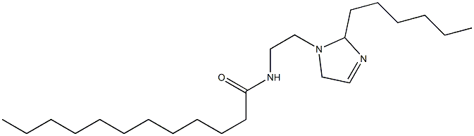 1-(2-Lauroylaminoethyl)-2-hexyl-3-imidazoline 结构式