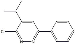 3-Chloro-4-isopropyl-6-phenylpyridazine 结构式