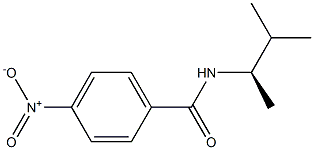 (-)-N-[(R)-1,2-Dimethylpropyl]-4-nitrobenzamide 结构式