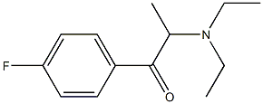 2-(Diethylamino)-1-(4-fluorophenyl)-1-propanone 结构式