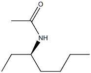 (+)-N-[(R)-1-Ethylpentyl]acetamide 结构式