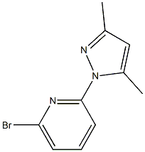 1-(6-Bromo-2-pyridinyl)-3,5-dimethyl-1H-pyrazole 结构式