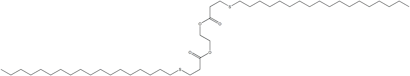 1,2-Ethanediol di[3-(octadecylthio)propionate] 结构式