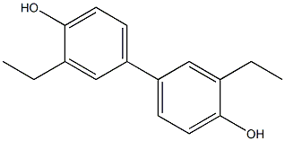 3,3'-Diethyl-1,1'-biphenyl-4,4'-diol 结构式