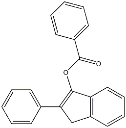 2-Phenyl-1H-indene-3-ol benzoate 结构式