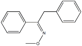 Deoxybenzoin O-methyl oxime 结构式