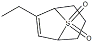 6-Ethyl-8-thiabicyclo[3.2.1]oct-6-ene 8,8-dioxide 结构式