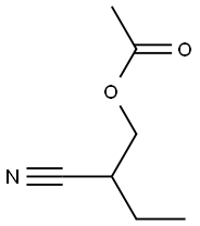 Acetic acid 2-cyanobutyl ester 结构式