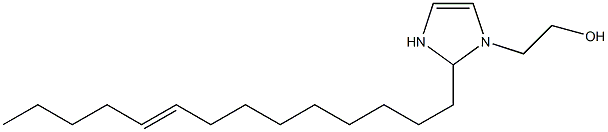 2-(9-Tetradecenyl)-4-imidazoline-1-ethanol 结构式