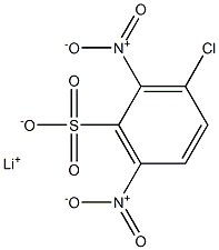 3-Chloro-2,6-dinitrobenzenesulfonic acid lithium salt 结构式