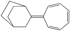 2-(2,4,6-Cycloheptatrien-1-ylidene)bicyclo[2.2.2]octane 结构式