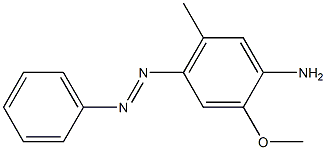 4-(Phenylazo)-2-methoxy-5-methylaniline 结构式