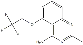 5-(2,2,2-Trifluoroethoxy)-2-methylquinazolin-4-amine 结构式