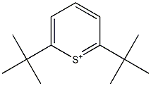 2,6-Di(tert-butyl)(thiopyrylium) 结构式