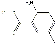 2-Amino-5-methylbenzoic acid potassium salt 结构式