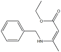 3-(Benzylamino)-2-butenoic acid ethyl ester 结构式