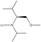 Isopropyl[(S)-1-(methoxymethyl)-2-methylpropyl]aminolithium 结构式