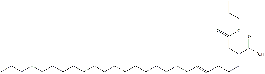 2-(4-Tetracosenyl)succinic acid 1-hydrogen 4-allyl ester 结构式