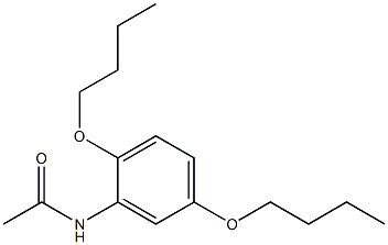 2',5'-Dibutoxyacetanilide 结构式