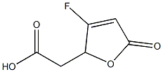 2,5-Dihydro-5-oxo-3-fluorofuran-2-acetic acid 结构式
