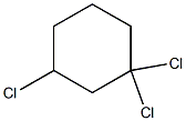 1,1,3-Trichlorocyclohexane 结构式