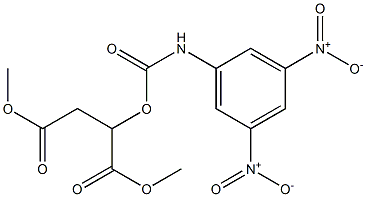 2-(3,5-Dinitrophenylaminocarbonyloxy)succinic acid dimethyl ester 结构式