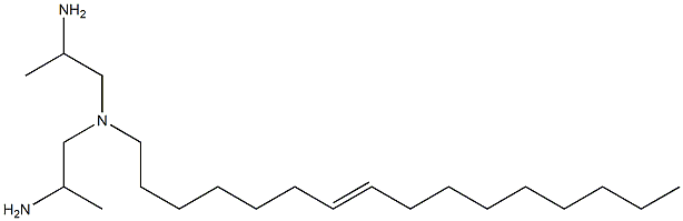 N,N-Bis(2-aminopropyl)-7-hexadecen-1-amine 结构式