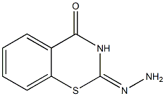 2,3-Dihydro-2-hydrazono-4H-1,3-benzothiazin-4-one 结构式