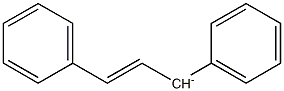 (1E)-1,3-Diphenylpropene-3-ide 结构式