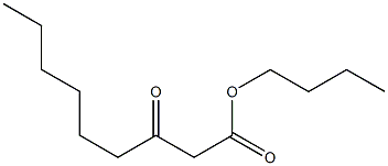 3-Ketopelargonic acid butyl ester 结构式