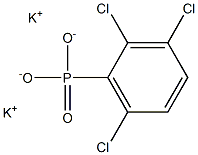 2,3,6-Trichlorophenylphosphonic acid dipotassium salt 结构式