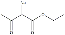 2-Sodioacetoacetic acid ethyl ester 结构式