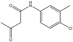 4'-Chloro-3'-methylacetoacetanilide 结构式