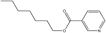 Nicotinic acid heptyl ester 结构式