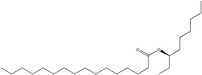 (+)-Palmitic acid [(R)-nonane-3-yl] ester 结构式