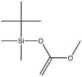 [(1-Methoxyethenyl)oxy]dimethyl tert-butylsilane 结构式