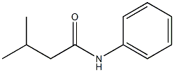 N-Phenyl-3-methylbutanamide 结构式