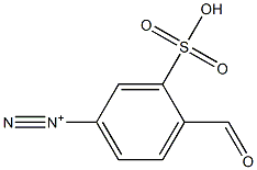 4-Formyl-3-sulfobenzenediazonium 结构式