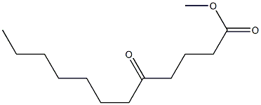 5-Oxolauric acid methyl ester 结构式