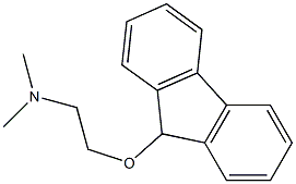 N,N-Dimethyl-2-(9H-fluoren-9-yloxy)ethanamine 结构式