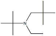 N-tert-Butyl-N-ethyl-2,2-dimethylpropan-1-amine 结构式