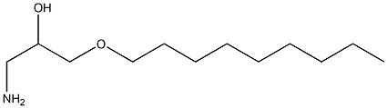 1-Amino-3-nonyloxy-2-propanol 结构式