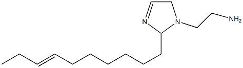 1-(2-Aminoethyl)-2-(7-decenyl)-3-imidazoline 结构式