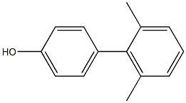 4-(2,6-Dimethylphenyl)phenol 结构式