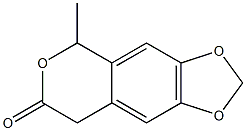 5-Methyl-5H-1,3-dioxolo[4,5-g][2]benzopyran-7(8H)-one 结构式