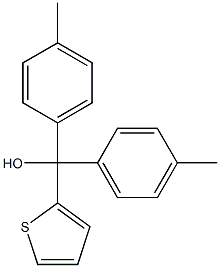 2-Thienylbis(4-methylphenyl)methanol 结构式