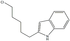 2-(5-Chloropentyl)-1H-indole 结构式