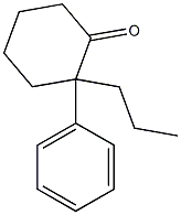 2-Phenyl-2-propylcyclohexanone 结构式