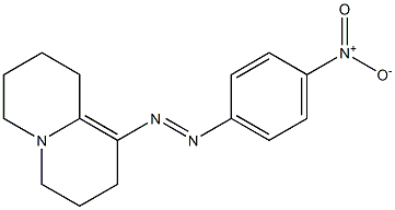 1-(4-Nitrophenylazo)-2,3,6,7,8,9-hexahydro-4H-quinolizine 结构式